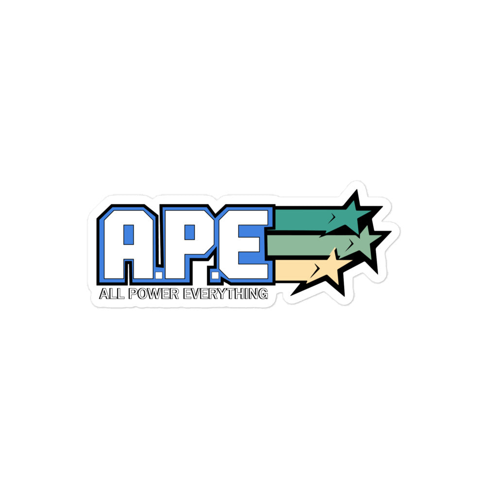 APE Sticker earth tones