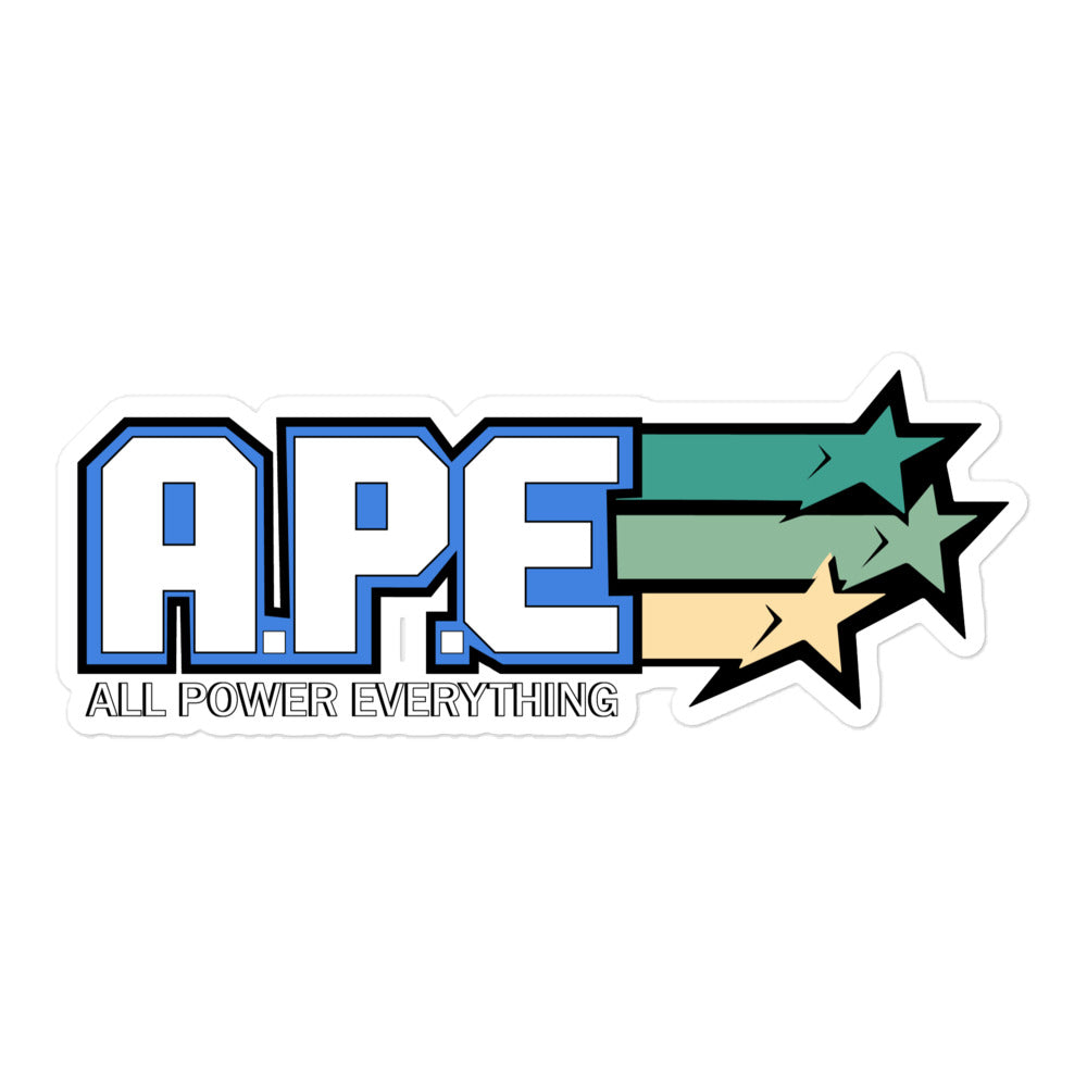 APE Sticker earth tones