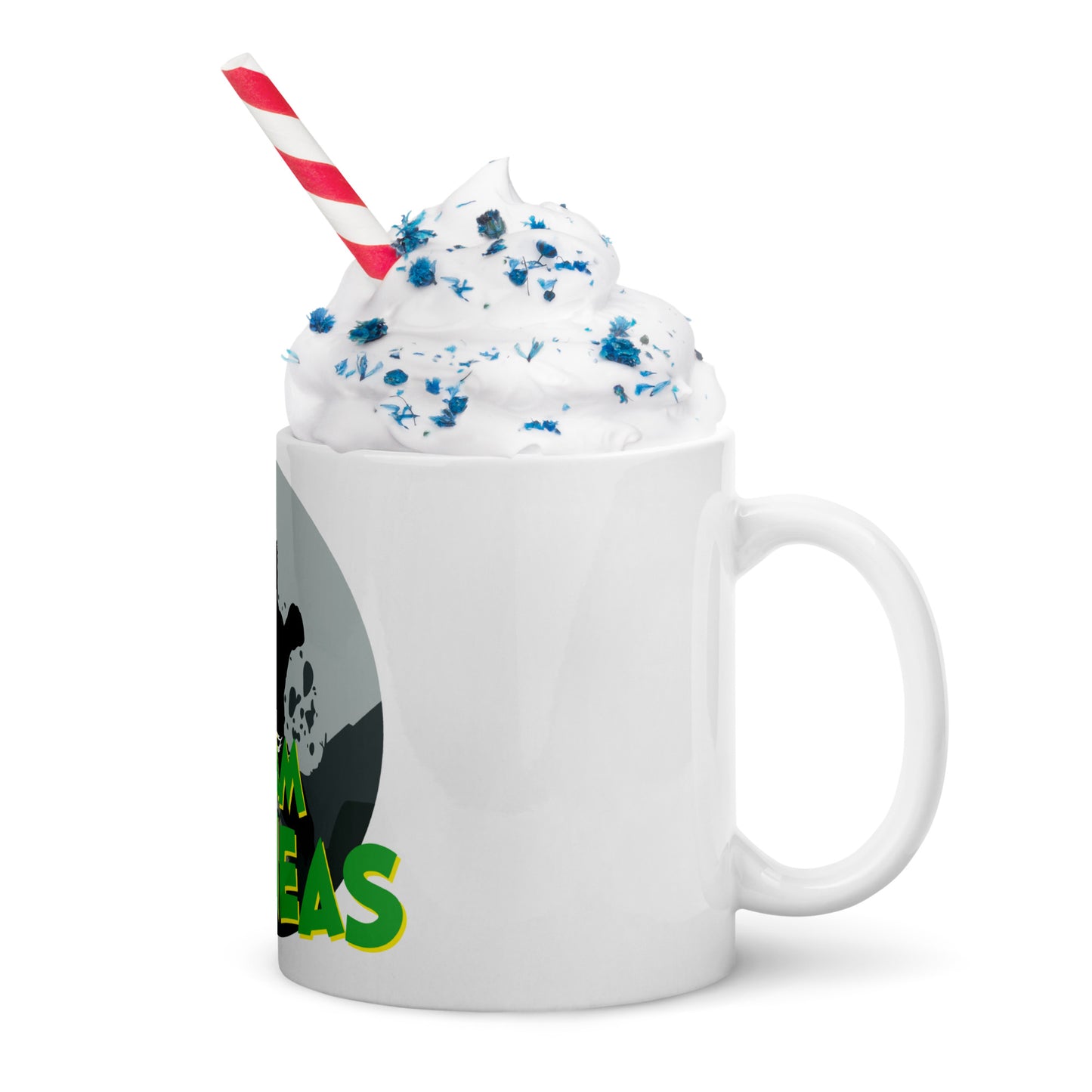 White team finneas mug