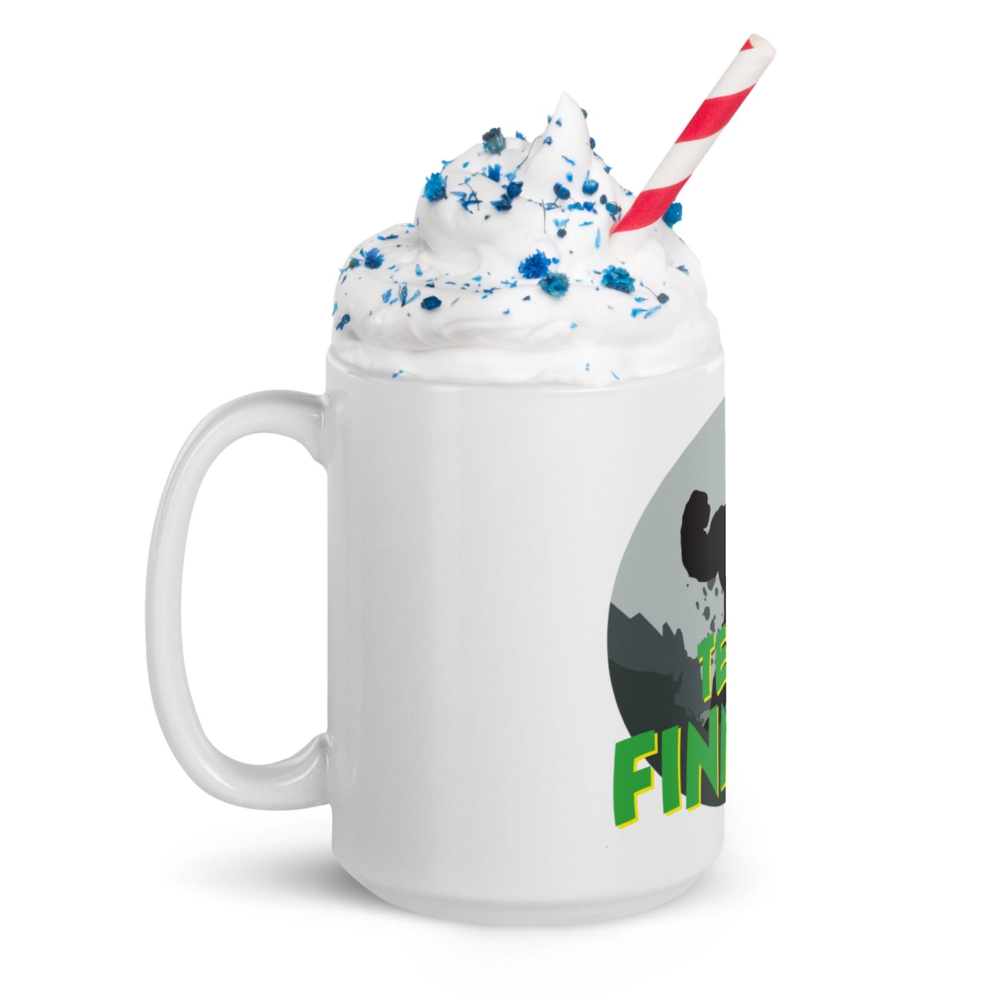White team finneas mug
