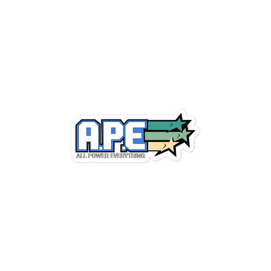 APE Sticker earth tones