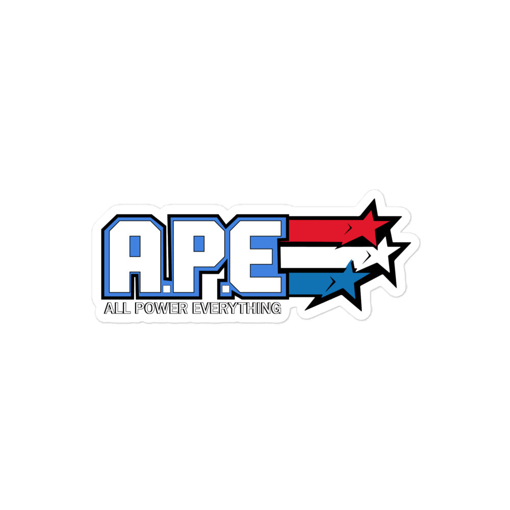 APE Sticker USA