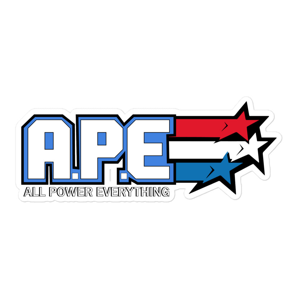 APE Sticker USA